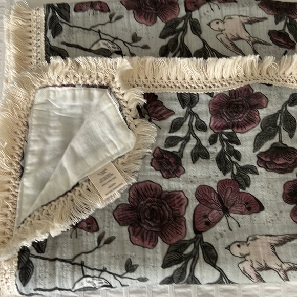 PNW Dream Other - Floral baby blanket